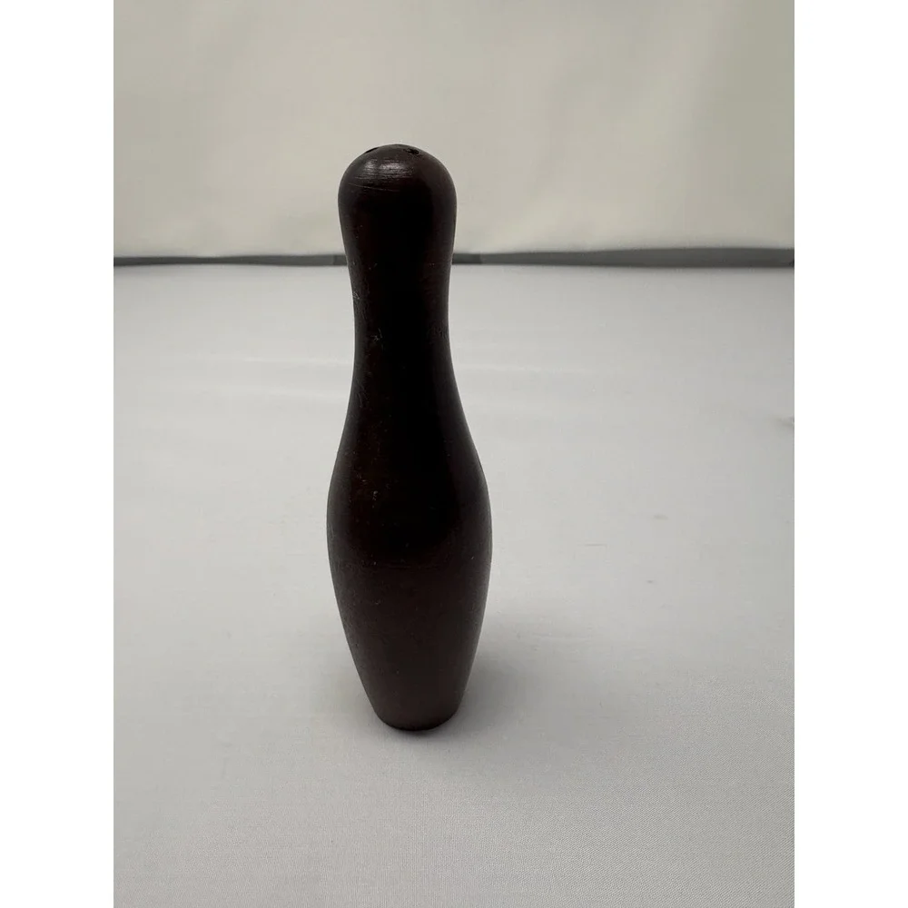 Vintage Wooden Bowling Pins Salt Shaker Replacement Retro